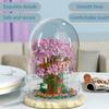 ARTIFYGIFT Cherry Blossom Bonsai Tree House Building Set for Adults, 1382 Pcs Micro-Particle Ideas Treehouse, Complete with Dust Cover and Wooden Base view 2