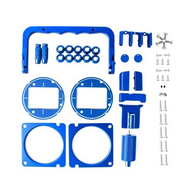 RADIOMASTER TX16S MKII V4.0 CNC Upgrade Parts Set Fit for TX16S V3 V4 Hall Gimbal Radio (Blue)