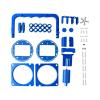 RADIOMASTER TX16S MKII V4.0 CNC Upgrade Parts Set Fit for TX16S V3 V4 Hall Gimbal Radio (Blue) view 1