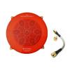 Luejnbogty 150mm Triple Feed Patch 5.8GHz 14DBi Pagoda Array FPV Antenna Image Transmitter Flat Panel Antenna for FPV Drone Red Easy Install Easy to Use view 1
