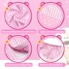 Civaner Stripe Bear Clothes Stuffed Animal Clothes 12 -16 Inch Build a Lovely Stuffed Animal Costumes and Accessories Fit, Bear is Not Included(Pink) view 3