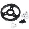 BRKRC Steel Gears 0.8 Mod 32P 50T 54T 55T 56T Spur Gear for Arrma 1/10 Tra-xxas Slash 4x4 Granite Senton Typhon Blx 3S 4S 2wd (55T) view 1