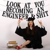Look at You Becoming an Engineer Banner, Congrats Grad/You Did It/Congratulations Sign, Engineer Degree Graduation Party Decorations Supplies view 4