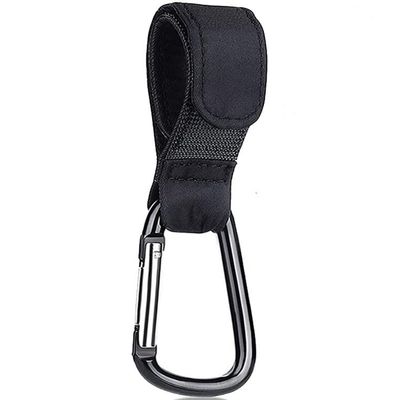 1-10pcs Stroller Hooks Buckles Clip Aluminum Alloy Carabiner Cart Organizer Diaper Bag Shopping Pram Hook Buckle Stroller Hanger (Color : 1pc)