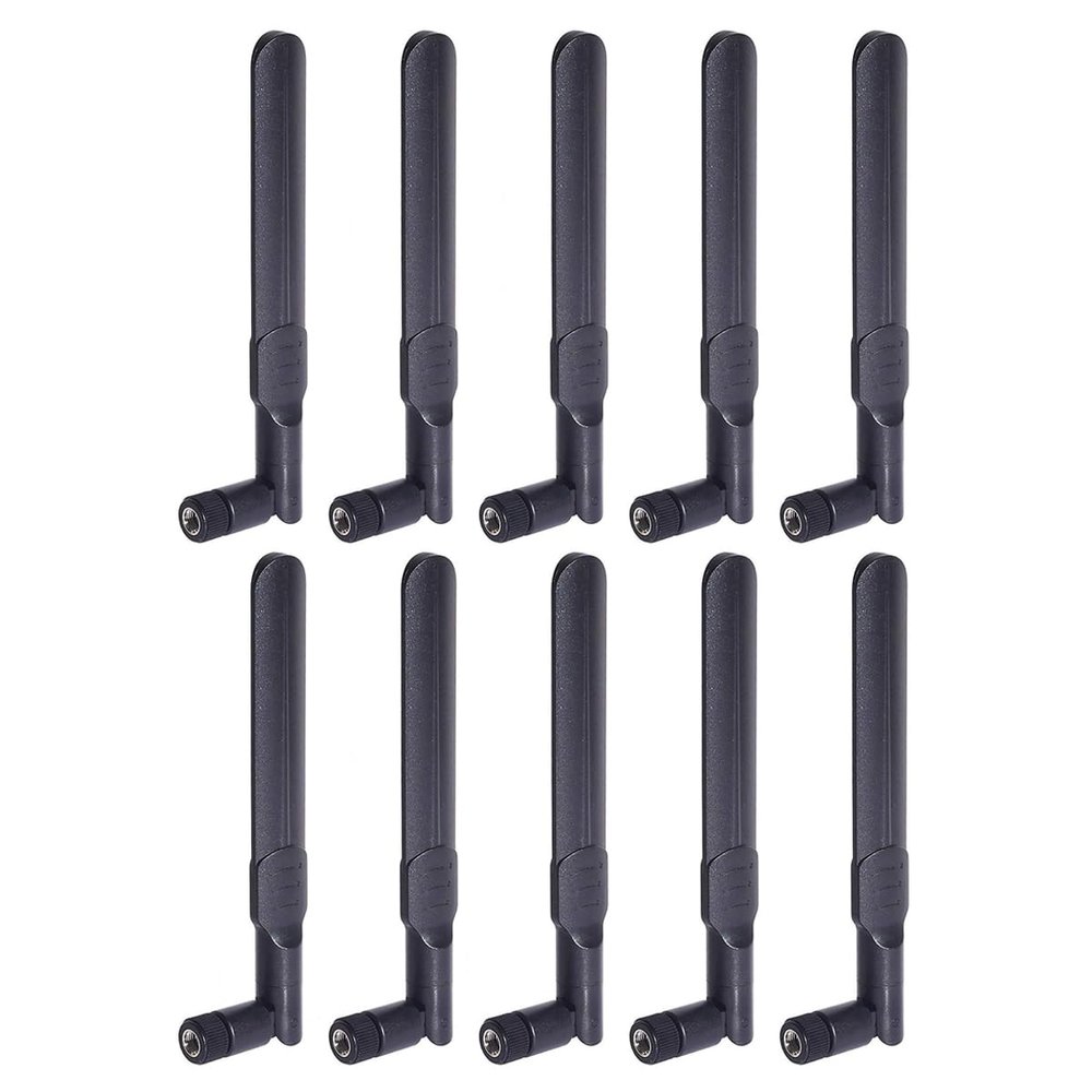 Bingfu 4G LTE Cellular Trail Camera Antenna 8dBi RP-SMA Male Antenna (10-Pack) Compatible with Spypoint Link Micro Solar EVO Link S Dark Wildlife Hunting Game Cam Outdoor Mobile Security Camera