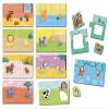 Ludattica - MONTESSORI GAMES - Associates parents and puppies! - Educational game 3-5 years - Made in Italy view 2