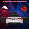 12V Ride On Car for KidsLicensed BMW M4 Battery Powered Vehicle Car for Boys and Girls, with Remote Control,3 Speed,Led Light,(White) view 2