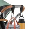 1-10pcs Stroller Hooks Buckles Clip Aluminum Alloy Carabiner Cart Organizer Diaper Bag Shopping Pram Hook Buckle Stroller Hanger (Color : 10pcs) view 3