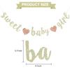 BEISHIDA Champagne Glitter Girl Baby Banner,NO DIY, Pre-Strung Baby Gender Party Banner For Girls, Girls Shower Decorations,First Birthday Sweet party supplies view 2