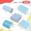 Fulvari 5 Piece Climb and Crawl Activity PlaySet, Including Slide Ramp,Cylinder Block and Semicircle Block,Soft Foam Indoor Active Playset for Stacking Crawling and Sliding at Home view 3