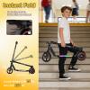 SIMATE Electric Scooter for Kids, Motorized E-Scooters with Colorful Front Light and Pedal Lights, LED Display & Foldable, Dual Braking System, Top 8.7mph & 5 Miles, Gifts for Kids, Girls, Boys, Teens view 3