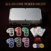 HEITOK Casino Poker Set with Numbered Chips 500-Piece for Card Board Game, 11.5 Gram with Playing Cards Waterproof for Texas Hold'em, Blackjack Gambling, Card Club or Late Night Poker Games view 2