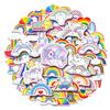 100 Pack Rainbow Stickers, Rainbow Party Favors, Birthday Decorations Gifts view 1