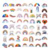 100 Pack Rainbow Stickers, Rainbow Party Favors, Birthday Decorations Gifts view 2