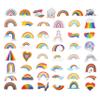 100 Pack Rainbow Stickers, Rainbow Party Favors, Birthday Decorations Gifts view 3