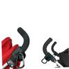 Holibanna 2pcs Stroller Hooks Metal Iron Hook Black Sturdy Design for Hanging Bags Hats Easy Installation for Car Stroller Use view 3