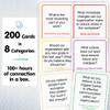 200 Conversation Cards for Teams - Meaningful Questions That Help Team Members Understand Each Other - Team Building Conversation Starter Card Game for Work - Office Icebreaker Conversation Card view 3