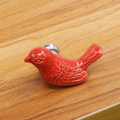 Cabinet Handle Room Dresser Knob Chest Drawer Pull Cupboard Pull Knob Child Furniture Handle Home Decor - (Color: Red)