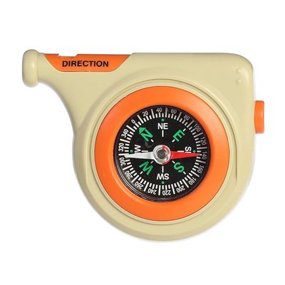 Aurora Toys Durable Camp Arcadia Pocket Compass & Whistle Toy - Imaginative Play - Long-Lasting Enjoyment - Brown 3 Inches