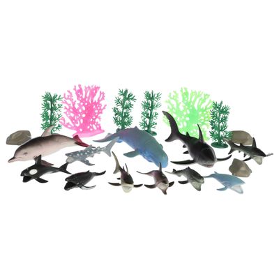 Aurora Toys Timeless Habitat Ocean Animals Play Set Toy - Imaginative Play - Unplugged Play - Multicolor 6 Inches