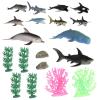 Aurora Toys Timeless Habitat Ocean Animals Play Set Toy - Imaginative Play - Unplugged Play - Multicolor 6 Inches view 2