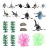 Aurora Toys Timeless Habitat Ocean Animals Play Set Toy - Imaginative Play - Unplugged Play - Multicolor 6 Inches view 3