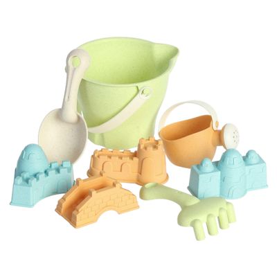 Aurora Toys Versatile Wheatley Bucket Beach Set Toy - Imaginative Play - Unplugged Play - Multicolor 8 Inches