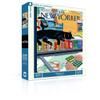 New York Puzzle Company - New Yorker Bodega Cat - 1000 Piece Jigsaw Puzzle for Adults by R. Kikuo Johnson view 1