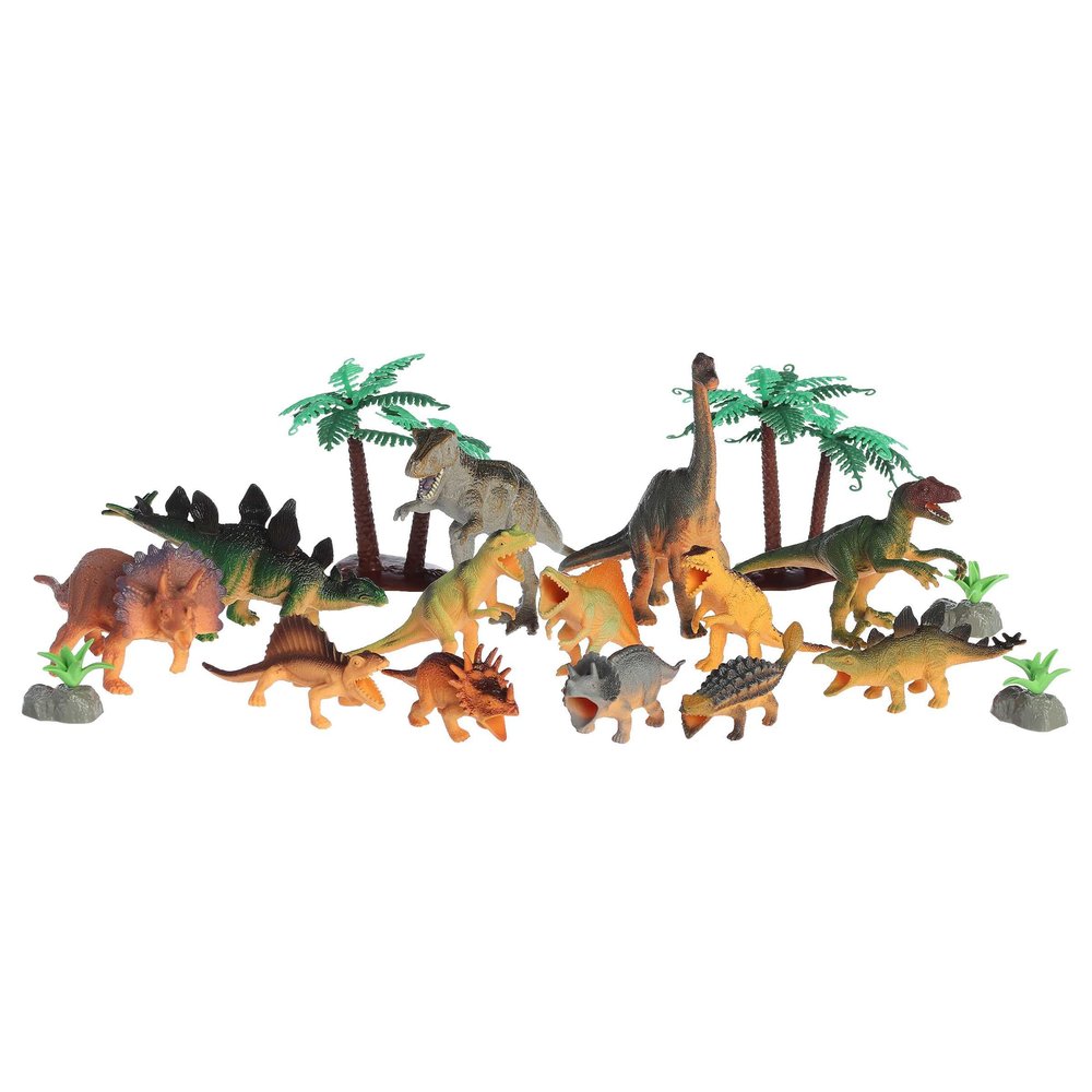 Aurora Toys Timeless Habitat Dinosaur Play Set Toy - Imaginative Play - Unplugged Play - Multicolor 6 Inches