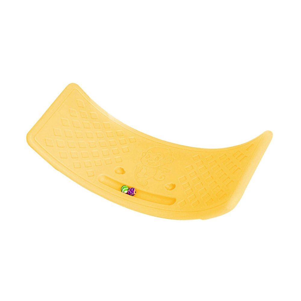 Fonowx Balance Board Workout Board Stability Balancing Board Core Strength Dancers Equipment, Yellow