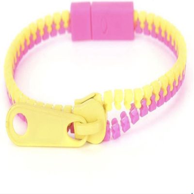 AWR Cheerful Zipper Bracelets, Zipper Fidget, Stress Straps, Colored Zippers, Anti-Stress Fidget, Plastic
