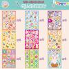 36 Sheets Easter Stickers for Kid, Bunny Make a Face Animal Stickers Bulk 700+Pcs Stickers Egg Decorations, Party Favor Supplies Bunny, Chicks, Basket, Art Craft DIY Game for Kids Easter Gifts view 2