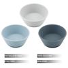 PandaEar 3 Pack Baby Suction Bowls|Silicone Food Bowls First Stage Feeding for Baby Toddler Infant Kids| Food Grade Soft Safe BPA-Free Silicone Toddler Bowls -Blue/Gray view 2