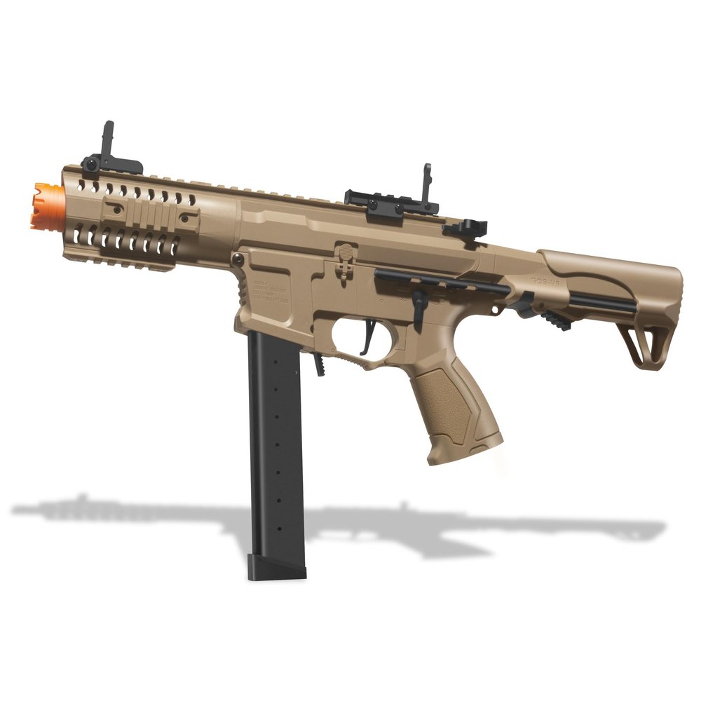 EMERBU Pro-Grade Gel Splatter Ball Blaster ARP9 Upgraded by EMERBU - Metal and Nylon Body - 11.1V High Power - Metal Gearset - High Speed Motor - for Ages 15+ Adults(Tan)