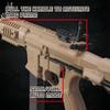 EMERBU Pro-Grade Gel Splatter Ball Blaster ARP9 Upgraded by EMERBU - Metal and Nylon Body - 11.1V High Power - Metal Gearset - High Speed Motor - for Ages 15+ Adults(Tan) view 4