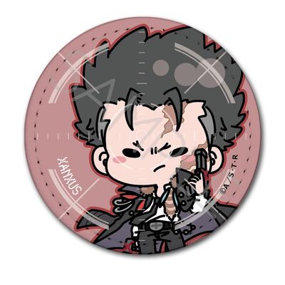 TV Anime Katekyo Hitman Reborn! XANXUS Leather Badge [Round Shape] MI