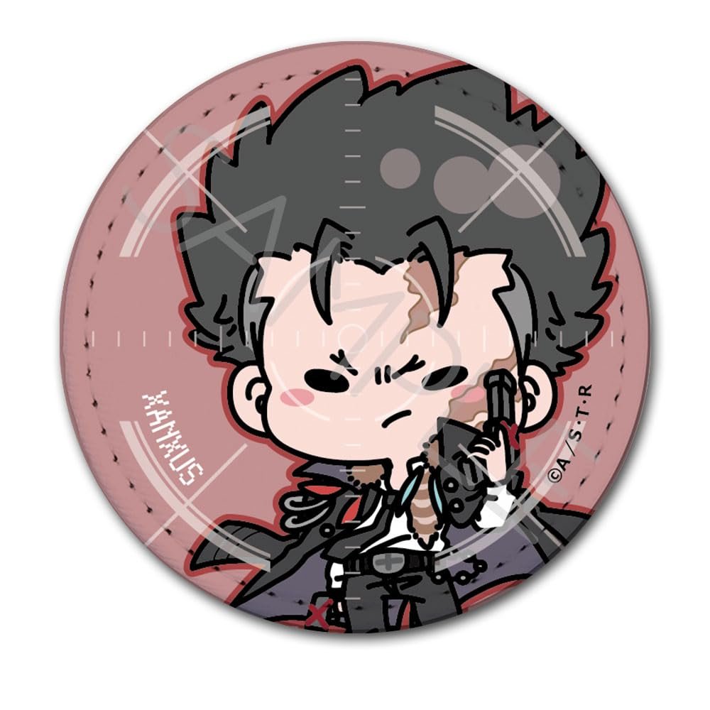 TV Anime Katekyo Hitman Reborn! XANXUS Leather Badge [Round Shape] MI