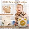 Vanplay Montessori Toys for 1+ Year Old Girls Boy Gifts, Wooden Sensory Activity Cube for Babies 12-18 Months, Learning Educational Toys 1 2 3 Year Old First Birthday Gifts for Toddler 1-3 view 4