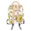 Yeshop Personalized Diaper Backpack Soft Ball Sport Number Team Multi-Function Multi Function Diaper Bag Travel Daypack Nursing Nappy Changing Bag view 2