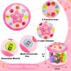 Aboosam Baby Girl Toys 6-12 Months: Babies Ocean Rotating Light Up Musical Toys 12-18 Months Crawling Learning Infant Toy for Toddlers 1 2 3 Years Old Baby Girl Gifts (Pink) view 2