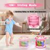 Aboosam Baby Girl Toys 6-12 Months: Babies Ocean Rotating Light Up Musical Toys 12-18 Months Crawling Learning Infant Toy for Toddlers 1 2 3 Years Old Baby Girl Gifts (Pink) view 4