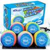 Billeeit 5Pcs Water Skipping Balls for Pool Play, Rainbow Color Splash Water Bouncing Balls with Portable Mesh Bag, Fun Beach Toys & Games for Kids 3+ 4-8-12 and Adults view 1