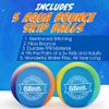 Billeeit 5Pcs Water Skipping Balls for Pool Play, Rainbow Color Splash Water Bouncing Balls with Portable Mesh Bag, Fun Beach Toys & Games for Kids 3+ 4-8-12 and Adults view 3