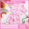 Bunnycool 2 Pcs PJ's Bear Clothes Outfit, Fit Most 12-16 Inch Bears Stuffed Clothes Pajamas Plushy for Stuffed , Pre Kindergarten Toys(Pink,Pajamas) view 2