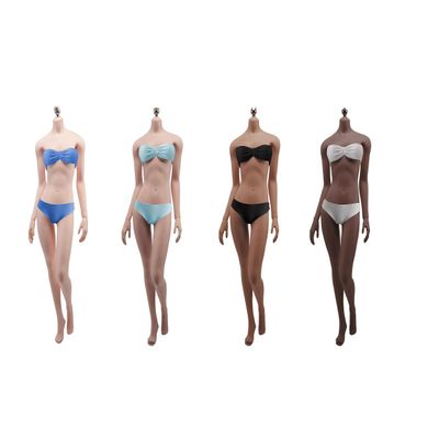 1/6 Scale Female Body,12inch Female Super Flexible Medium Bust Seamless Action Figure Body Collection (S01B Brown Skin)