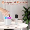 Justcool Karaoke Machine for Kids, Portable Bluetooth Speaker with 2 Wireless Microphones and LED Lights, Music Player Toys Gifts for Kids Ages 4, 5, 6, 7, 8, 9, 10+ Year Old Birthday Party (White) view 3