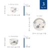 Villeroy & Boch Boho Kids Elephant Children's Porcelain Bowl, 12.5 cm , Dishwasher & Microwave Safe, Multicolored view 4