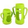 Abaodam Silicone Baby Bottle Sleeve 2-Pack Non-Slip Flexible Cover for Glass & Breastfeeding Bottles 5.6X4.5X2.2 Inches Lightweight Bottle Protector for Easy Grip and Drop Resistance view 1