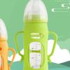 Abaodam Silicone Baby Bottle Sleeve 2-Pack Non-Slip Flexible Cover for Glass & Breastfeeding Bottles 5.6X4.5X2.2 Inches Lightweight Bottle Protector for Easy Grip and Drop Resistance view 4