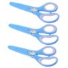 Abaodam 3pcs Kids Scissors with Sleeve Children Scissors Stainless Steel Safe for Toddlers Diy Tools view 1